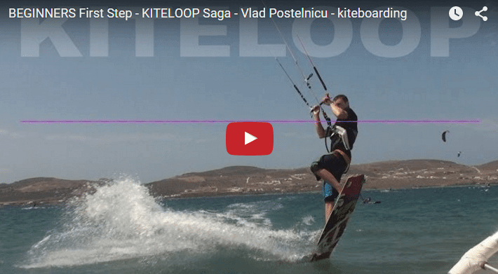 BEGINNERS First Step - KITELOOP Saga - Vlad Postelnicu - kiteboarding 