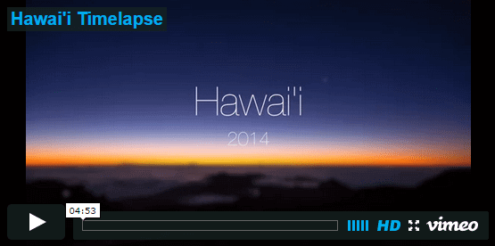Hawai'i Timelapse