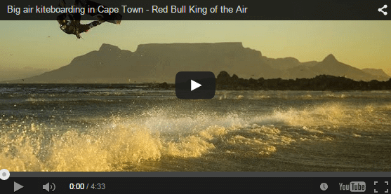 Big air kiteboarding in Cape Town - Red Bull King of the Air 