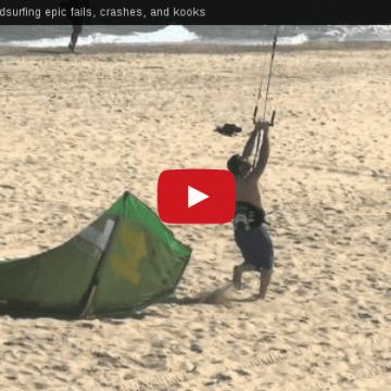 The best kiteboarding crashes