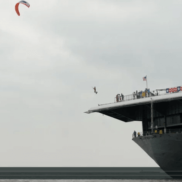 [:en]USS Lexington Kite jump - Making Of[:]