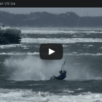 Extreme Kitesurfing – Men Vs Ice