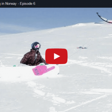 On The Loose - Snowkiting in Norway - Aaron Hadlow and Ruben Lenten