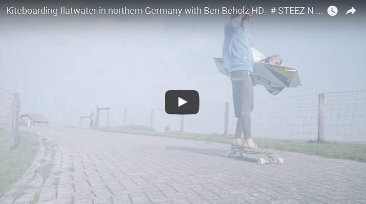 Kiteboarding flatwater in northern Germany with Ben Beholz HD_ # STEEZ N RIDE