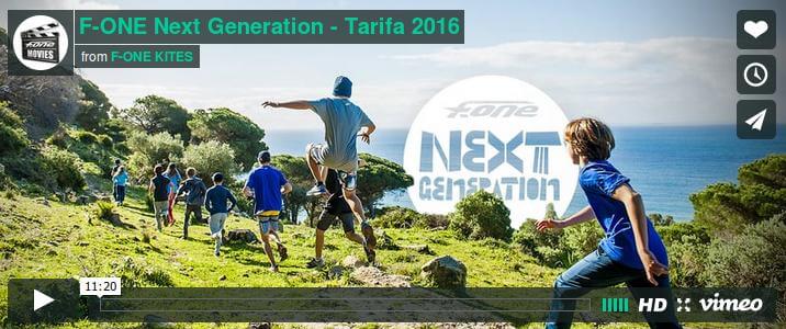 F-ONE Next Generation - Tarifa 2016 