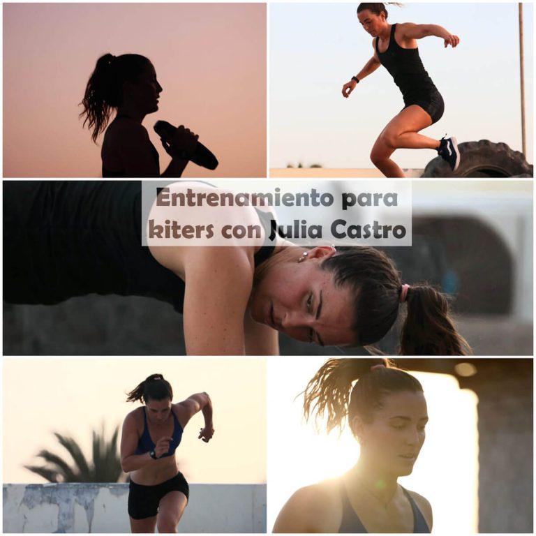 Entrenamiento para kiters con Julia Castro