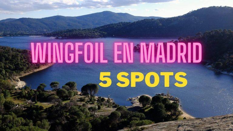 Wingfoil Madrid: 5 spots de wingfoil